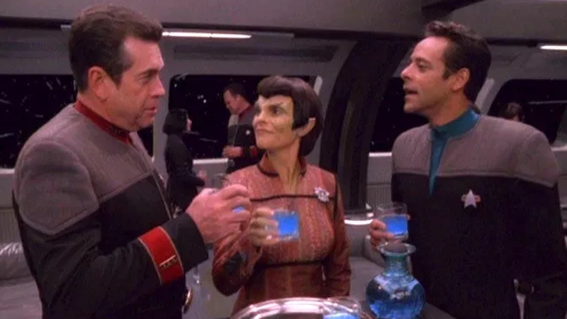 Doctor Bashir is wrapped up in some delicious cloak and dagger.